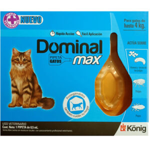 Pipeta Antipulgas Dominal Gatos