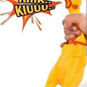 Pollo chillón plástico perros
