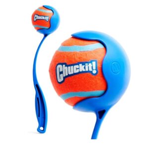 Lanzador de pelotas ergonómico para perros