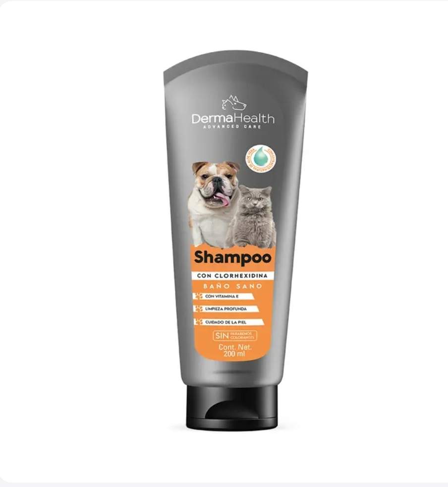 Shampoo DermaHealth Clorhexidina Perros y Gatos